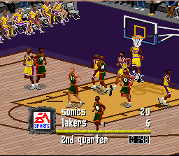 NBA Live 97 screenshot 5 for Super Nintendo